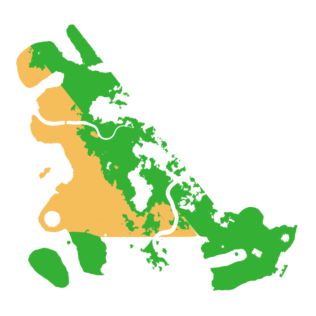Biome Rust Map: Procedural Map, Size: 3500, Seed: 706197225