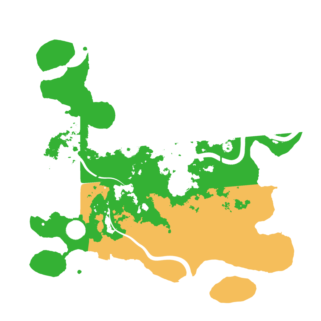 Biome Rust Map: Procedural Map, Size: 3200, Seed: 2477221