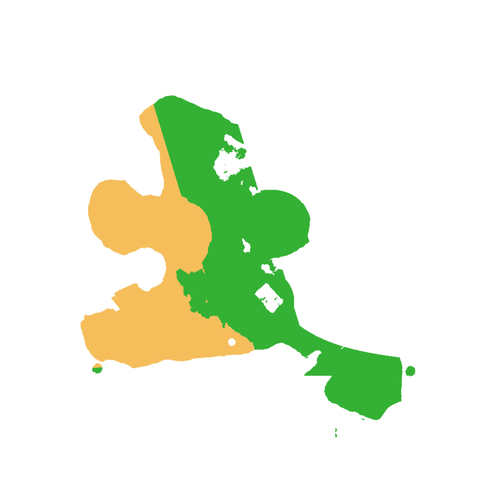 Biome Rust Map: Procedural Map, Size: 2000, Seed: 254149534