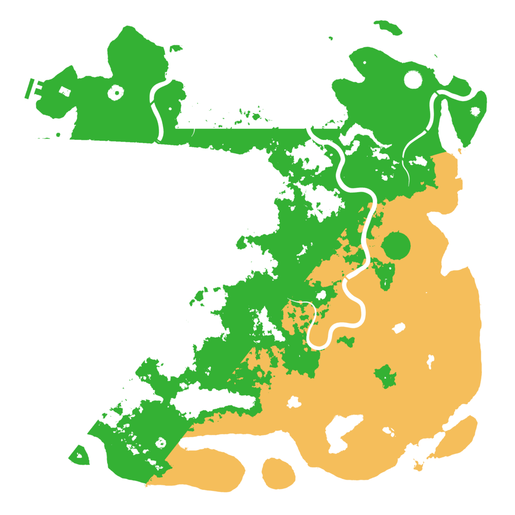 Biome Rust Map: Procedural Map, Size: 5000, Seed: 917136636