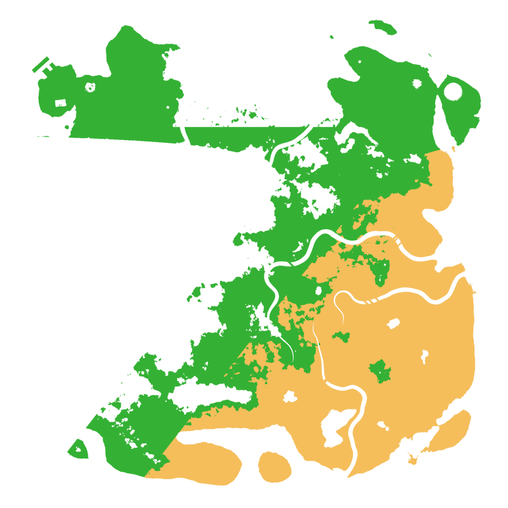 Biome Rust Map: Procedural Map, Size: 5000, Seed: 917136636