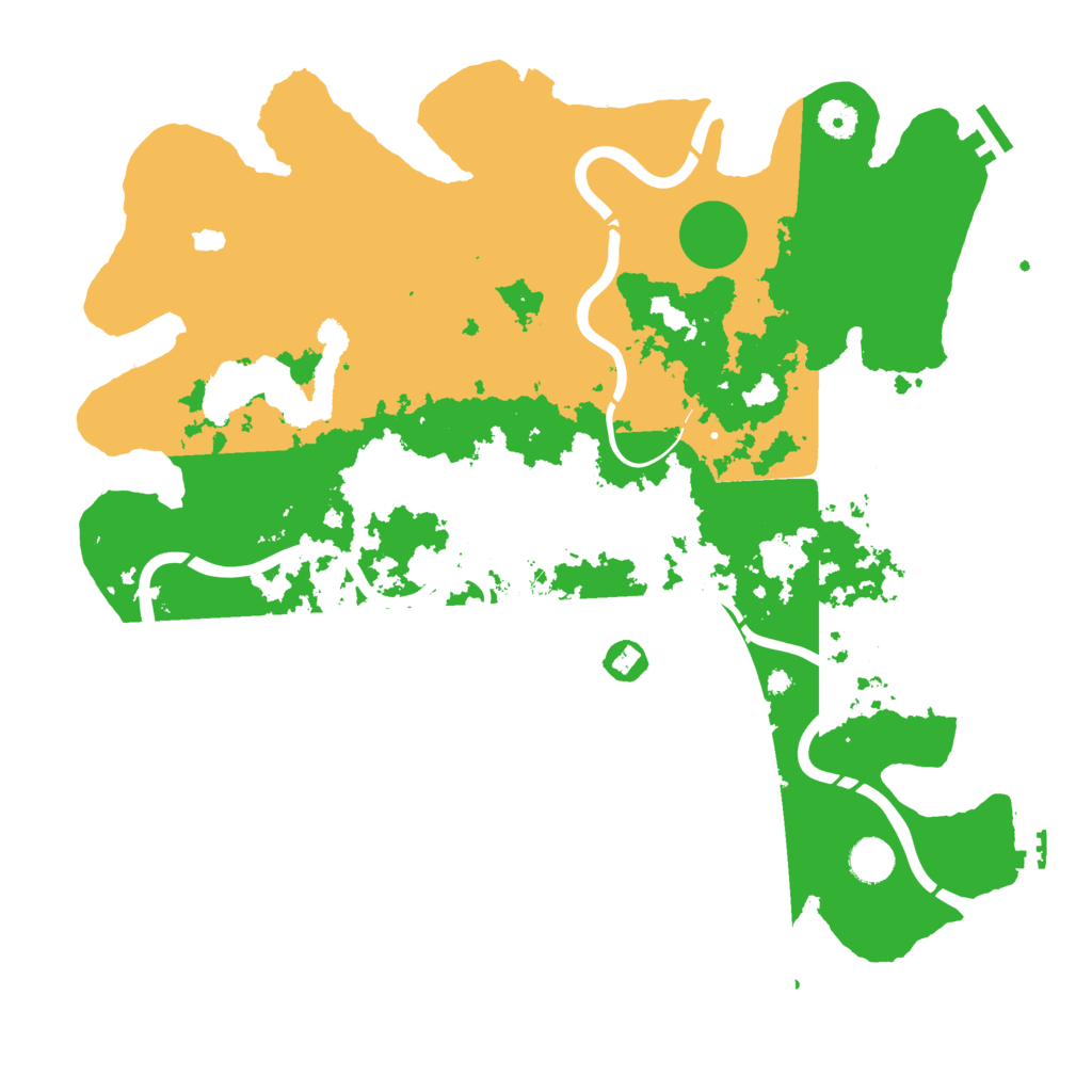 Biome Rust Map: Procedural Map, Size: 4250, Seed: 5136823