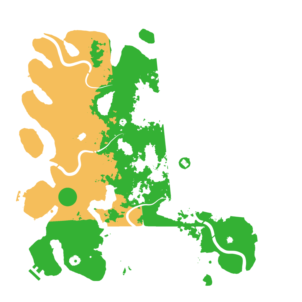 Biome Rust Map: Procedural Map, Size: 4300, Seed: 17936789