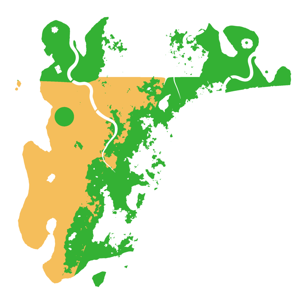 Biome Rust Map: Procedural Map, Size: 4200, Seed: 153315422
