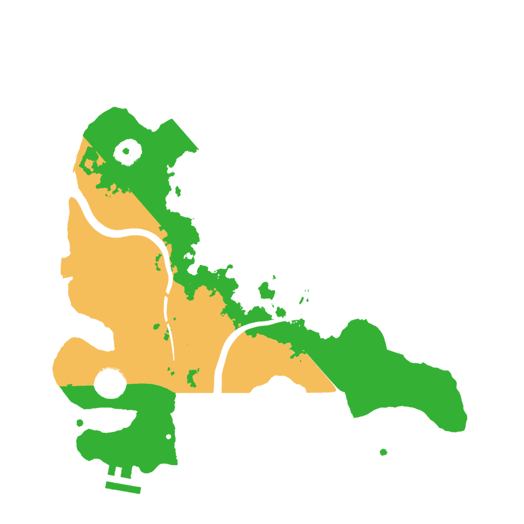 Biome Rust Map: Procedural Map, Size: 3000, Seed: 68932
