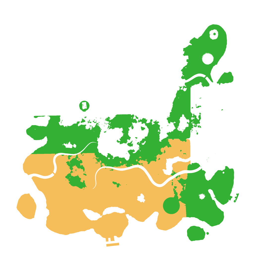 Biome Rust Map: Procedural Map, Size: 4000, Seed: 15695