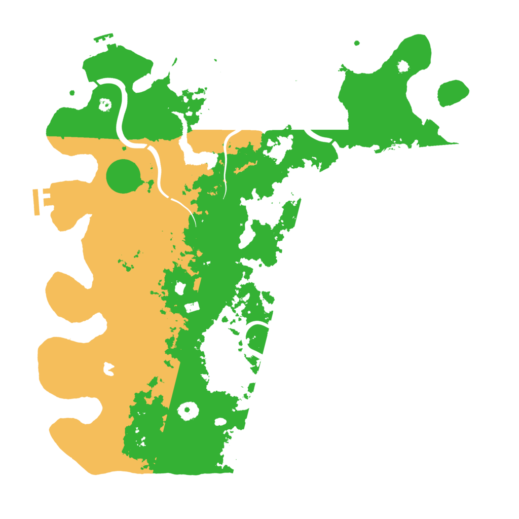 Biome Rust Map: Procedural Map, Size: 4000, Seed: 43573