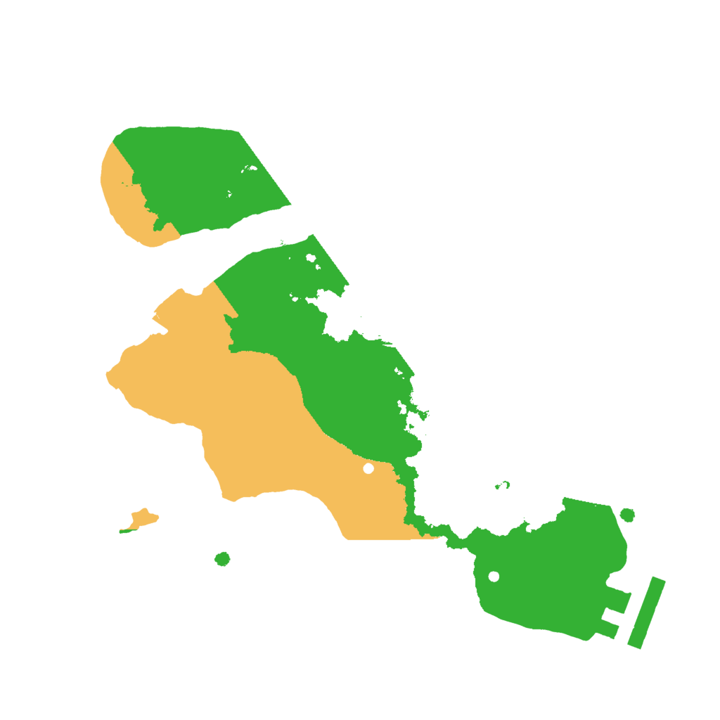 Biome Rust Map: Procedural Map, Size: 2000, Seed: 1818892737