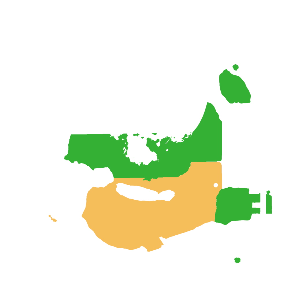 Biome Rust Map: Procedural Map, Size: 2000, Seed: 1498715228