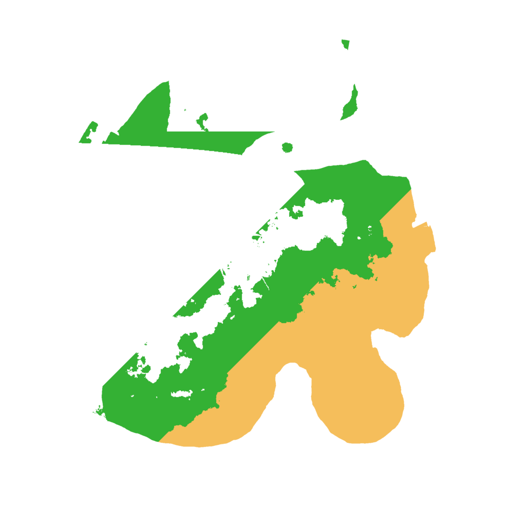 Biome Rust Map: Procedural Map, Size: 2000, Seed: 1911020508