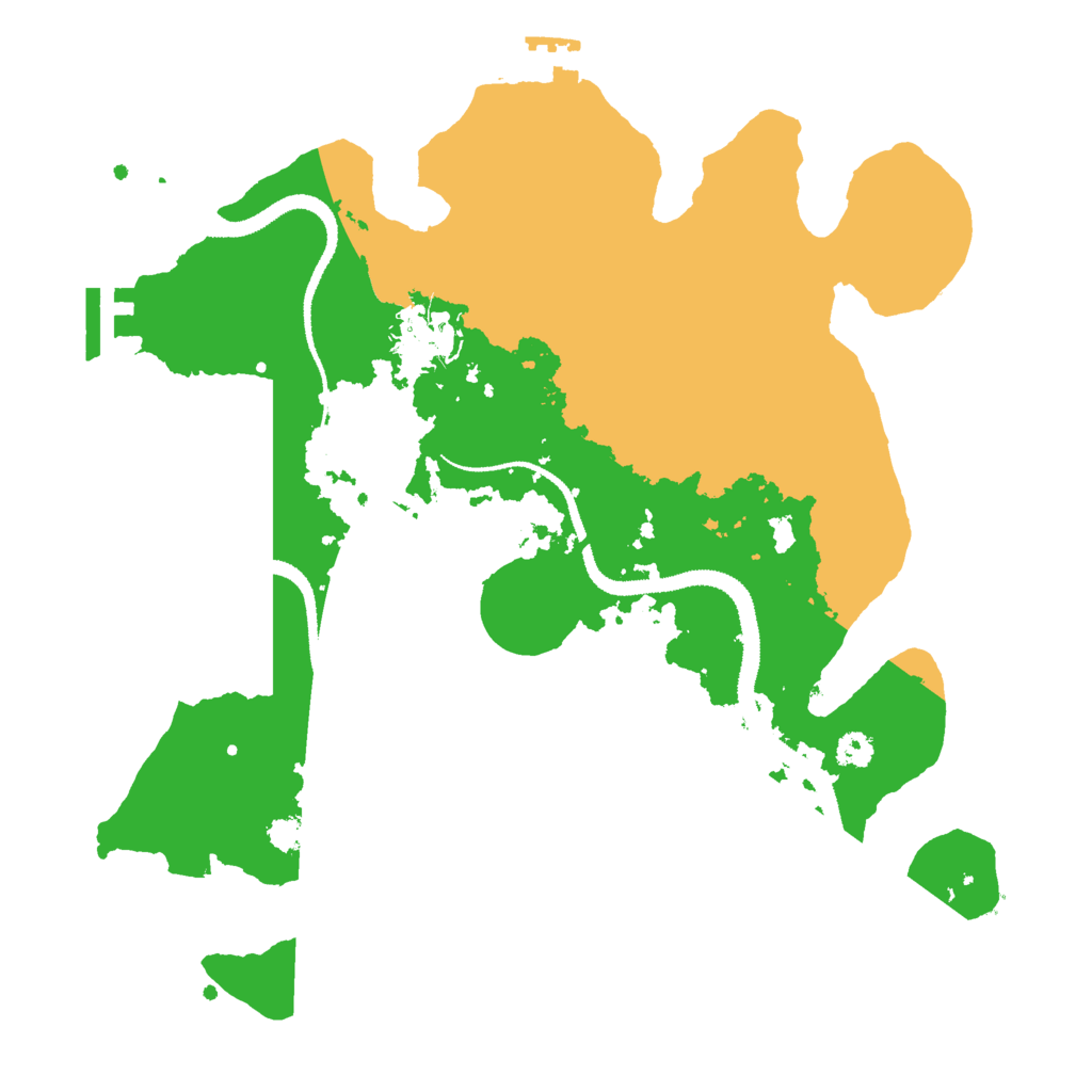 Biome Rust Map: Procedural Map, Size: 3000, Seed: 432522890