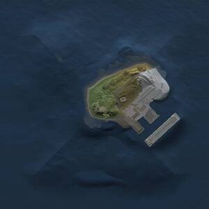 Thumbnail Rust Map: Procedural Map, Size: 1000, Seed: 1823390567, 2 Monuments