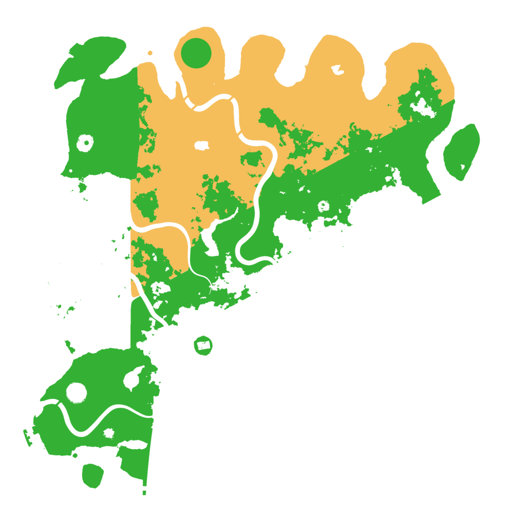 Biome Rust Map: Procedural Map, Size: 4543, Seed: 481981