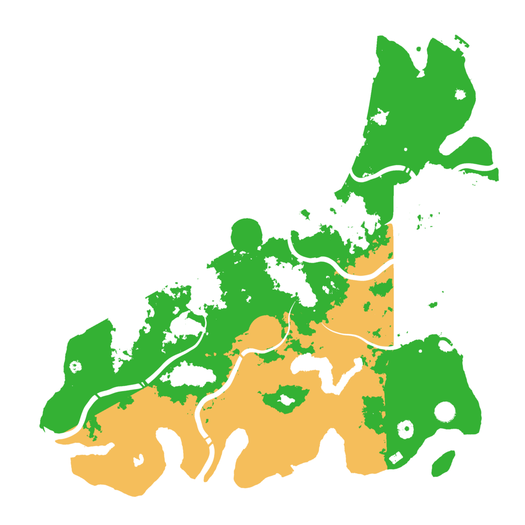 Biome Rust Map: Procedural Map, Size: 4500, Seed: 342185903