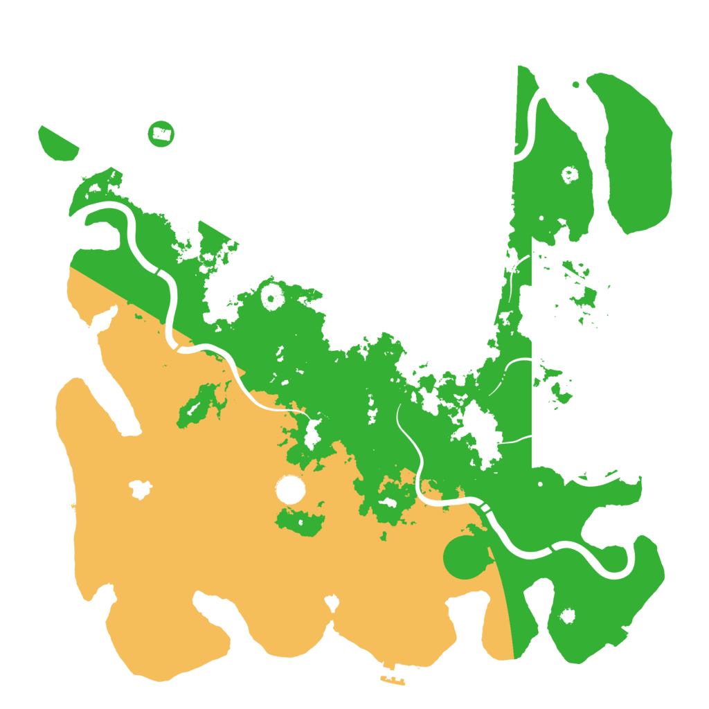 Biome Rust Map: Procedural Map, Size: 4300, Seed: 25532