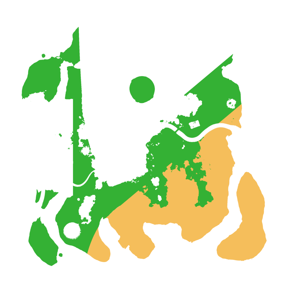 Biome Rust Map: Procedural Map, Size: 3100, Seed: 152456