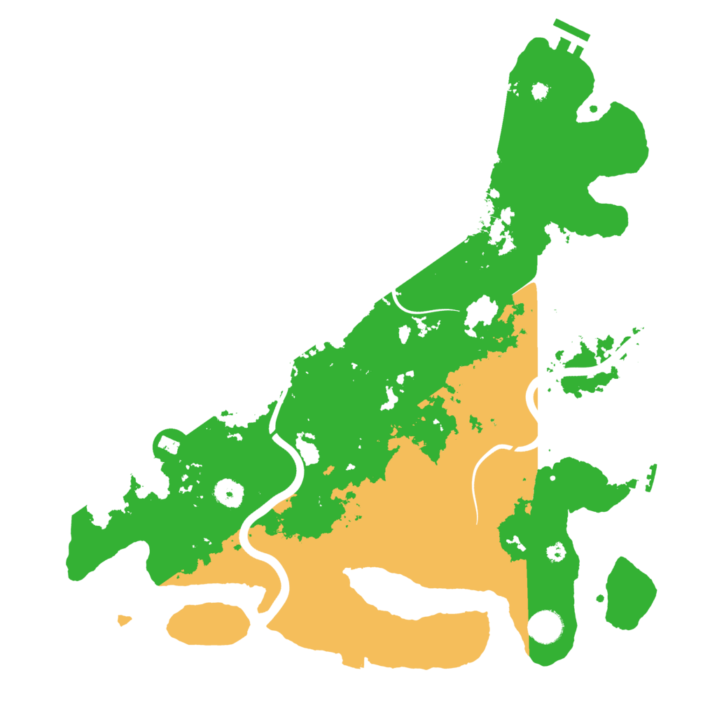 Biome Rust Map: Procedural Map, Size: 3800, Seed: 722