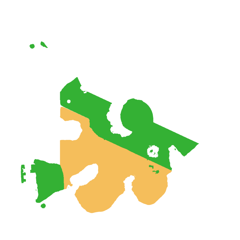 Biome Rust Map: Procedural Map, Size: 2000, Seed: 1813755921