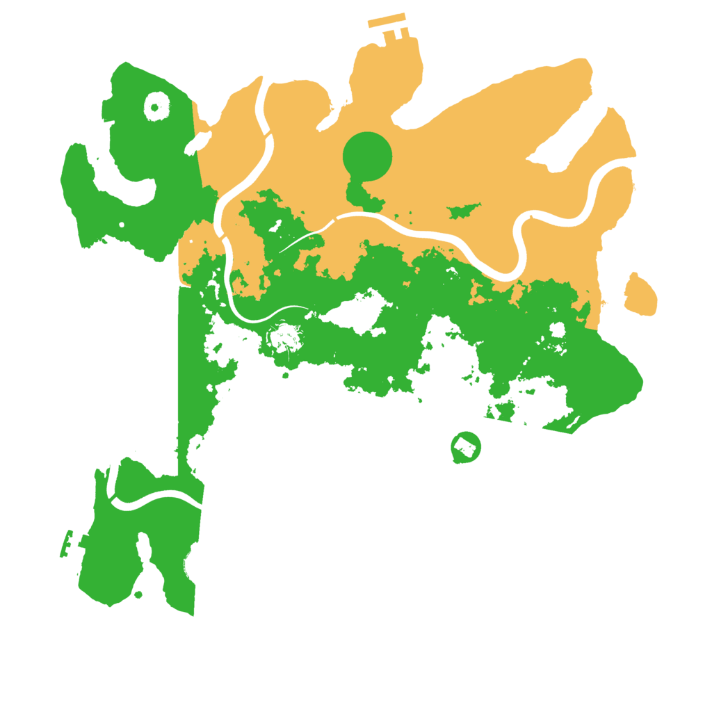 Biome Rust Map: Procedural Map, Size: 3800, Seed: 169881131