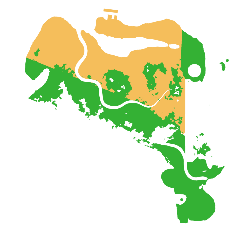 Biome Rust Map: Procedural Map, Size: 3500, Seed: 1926188680