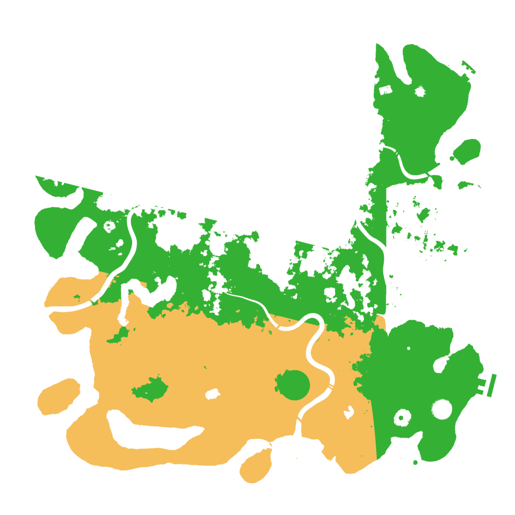 Biome Rust Map: Procedural Map, Size: 4500, Seed: 1894362721