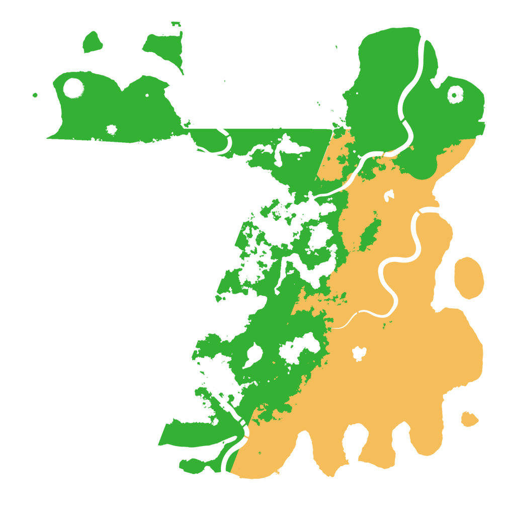 Biome Rust Map: Procedural Map, Size: 4500, Seed: 38781231