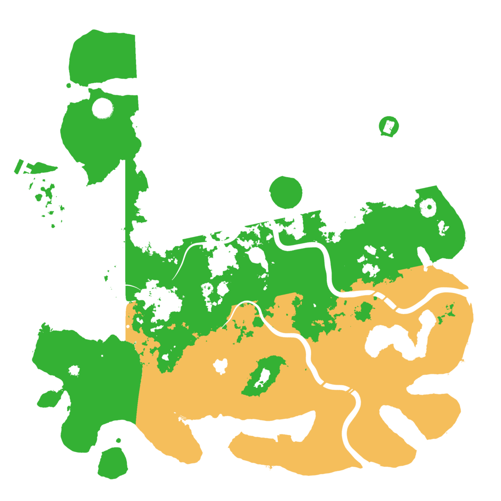 Biome Rust Map: Procedural Map, Size: 4250, Seed: 1981613101