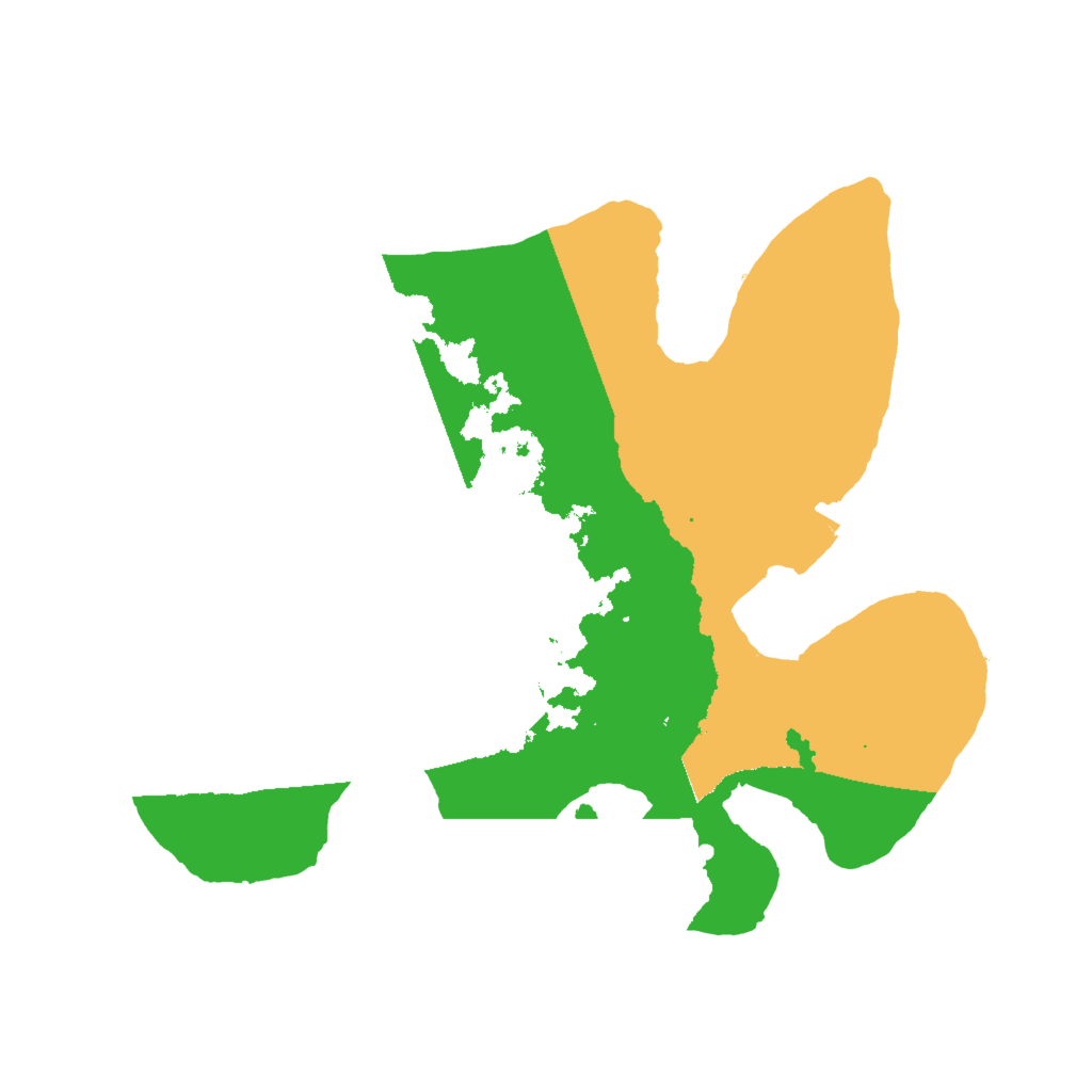 Biome Rust Map: Procedural Map, Size: 2000, Seed: 438270874