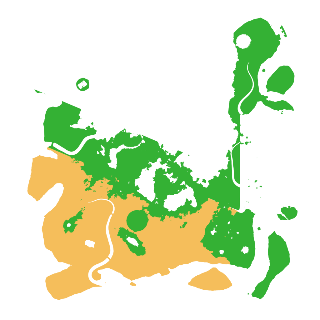 Biome Rust Map: Procedural Map, Size: 4000, Seed: 2037586105