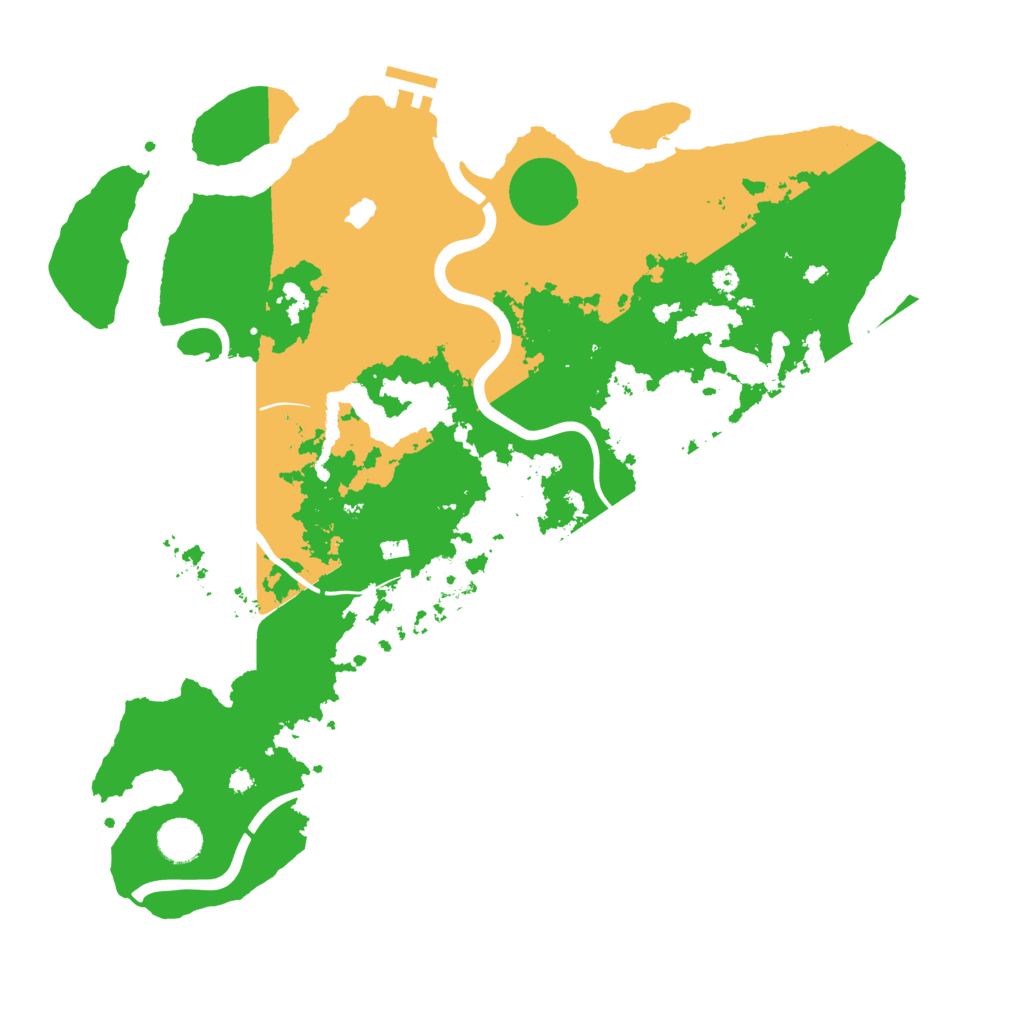 Biome Rust Map: Procedural Map, Size: 4000, Seed: 66253