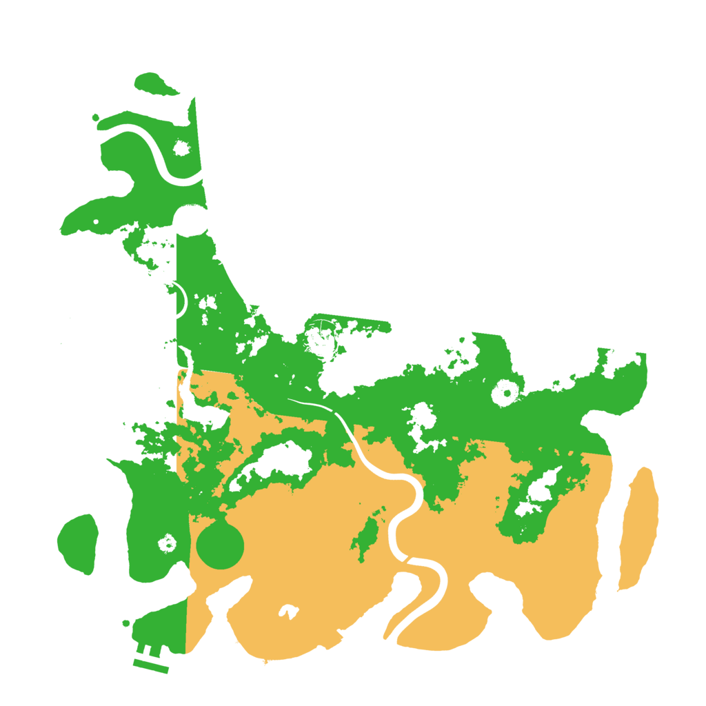 Biome Rust Map: Procedural Map, Size: 4000, Seed: 11823