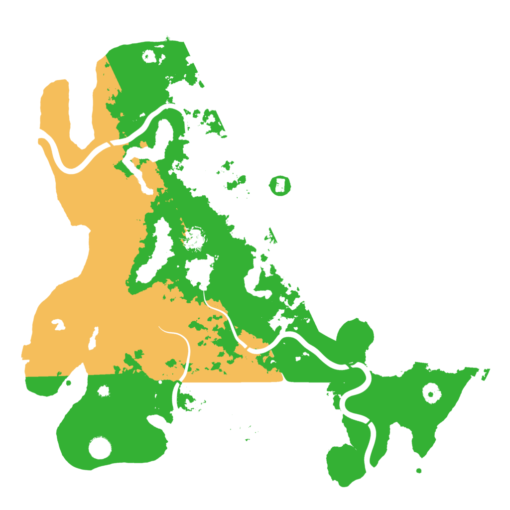 Biome Rust Map: Procedural Map, Size: 4000, Seed: 999966