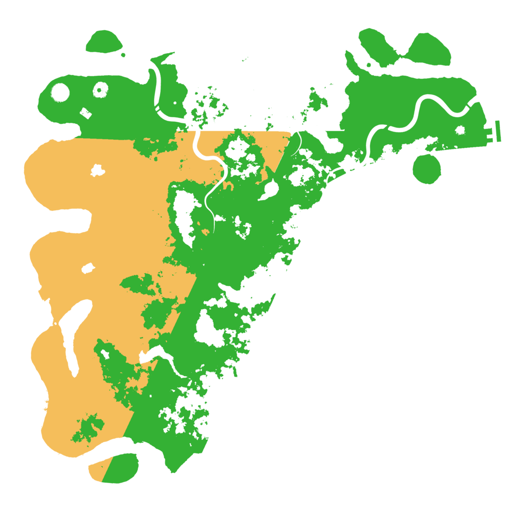 Biome Rust Map: Procedural Map, Size: 5000, Seed: 77914342