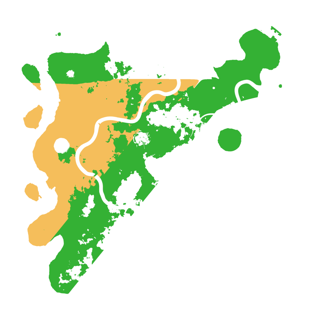 Biome Rust Map: Procedural Map, Size: 3700, Seed: 712851131