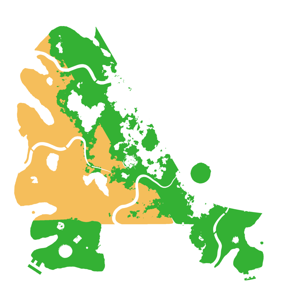 Biome Rust Map: Procedural Map, Size: 4000, Seed: 32198435