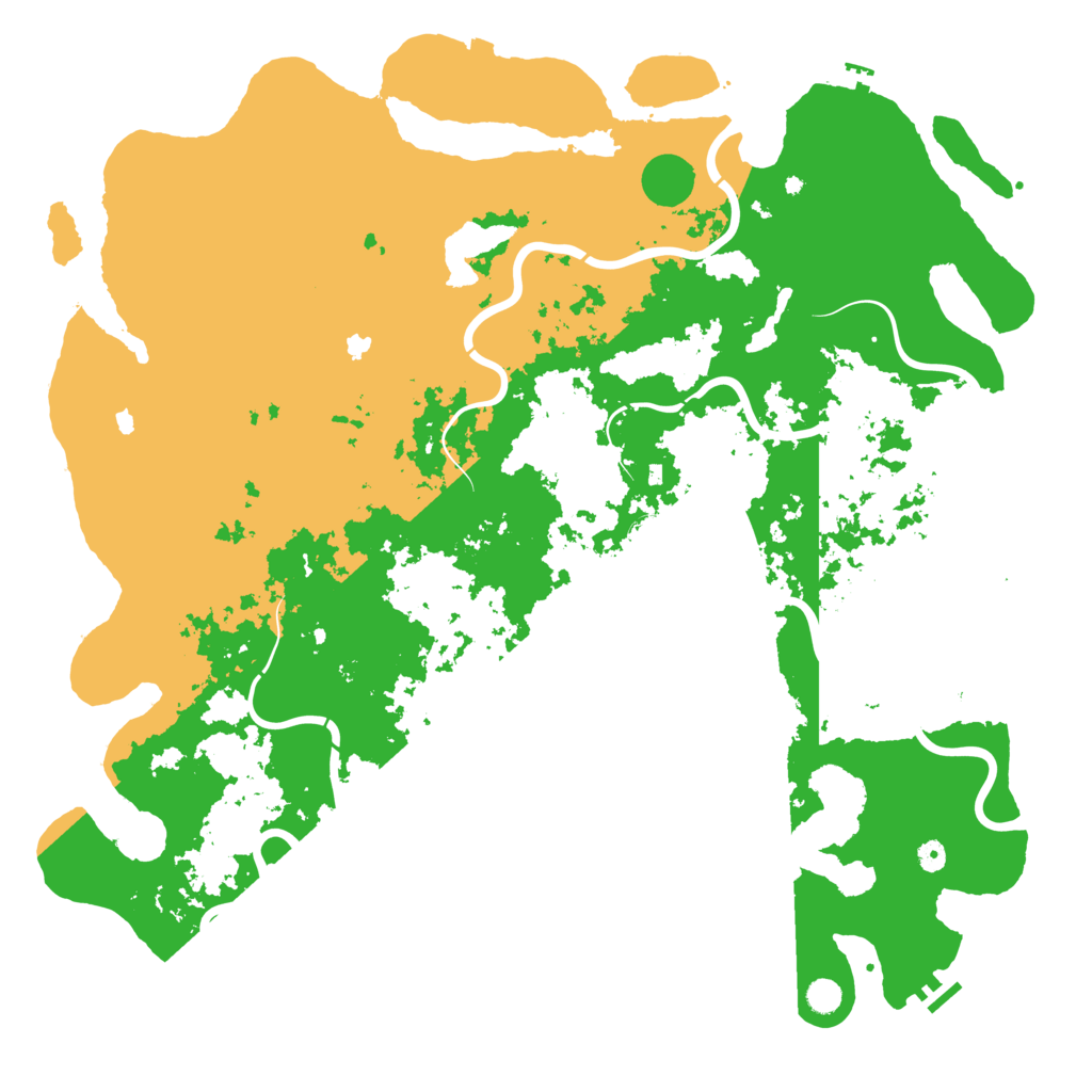 Biome Rust Map: Procedural Map, Size: 5500, Seed: 13443