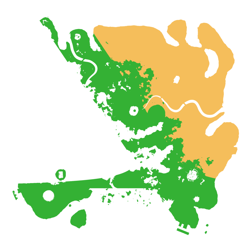 Biome Rust Map: Procedural Map, Size: 4000, Seed: 1856457095