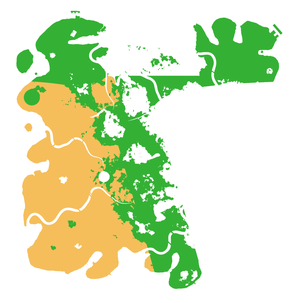 Biome Rust Map: Procedural Map, Size: 5000, Seed: 384036152