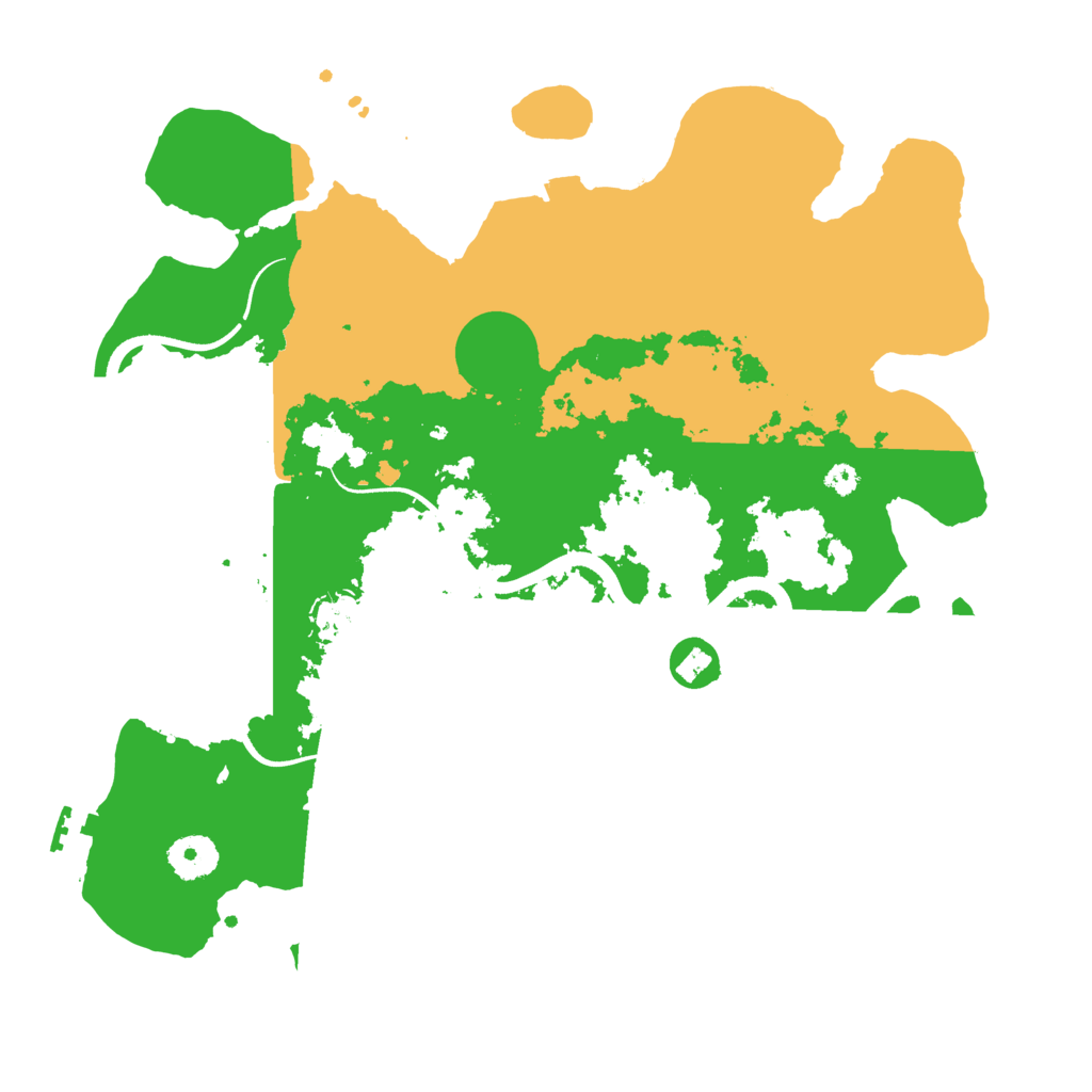 Biome Rust Map: Procedural Map, Size: 3500, Seed: 685714937