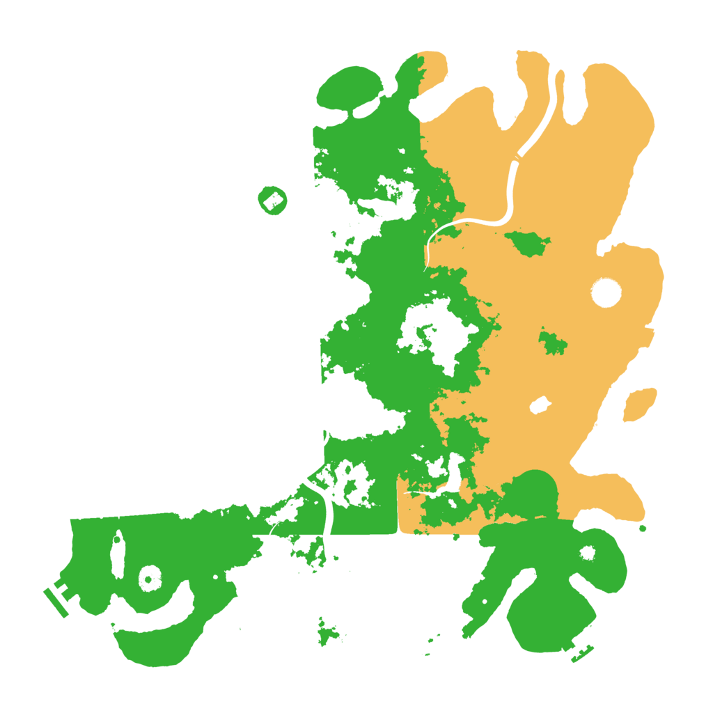 Biome Rust Map: Procedural Map, Size: 4250, Seed: 29205