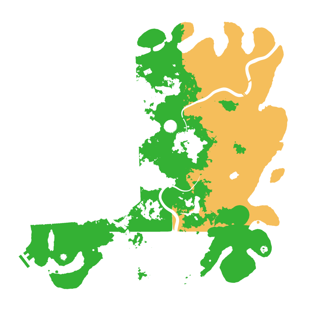 Biome Rust Map: Procedural Map, Size: 4250, Seed: 29205