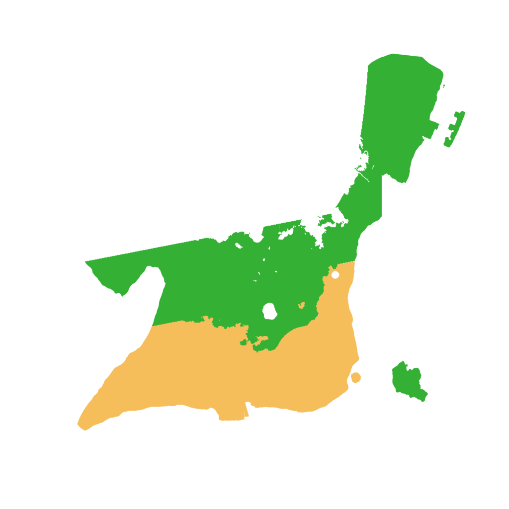 Biome Rust Map: Procedural Map, Size: 2000, Seed: 1966160715