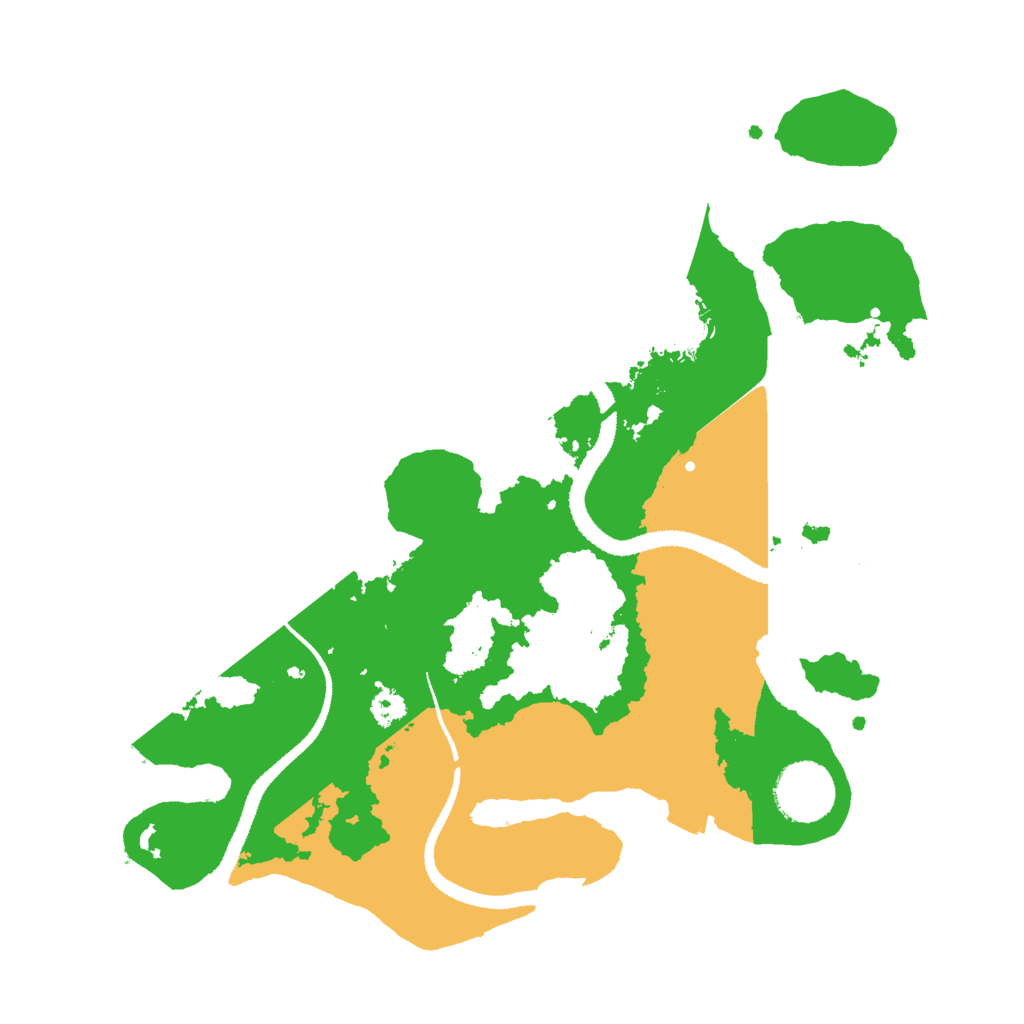 Biome Rust Map: Procedural Map, Size: 3000, Seed: 299959902