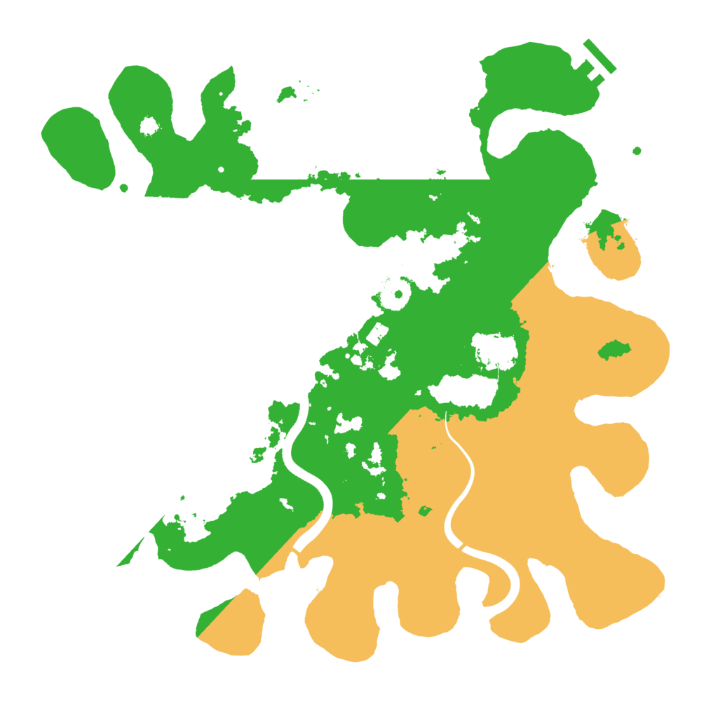 Biome Rust Map: Procedural Map, Size: 3500, Seed: 1181096276