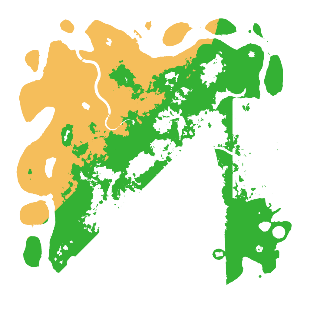 Biome Rust Map: Procedural Map, Size: 4500, Seed: 53245588