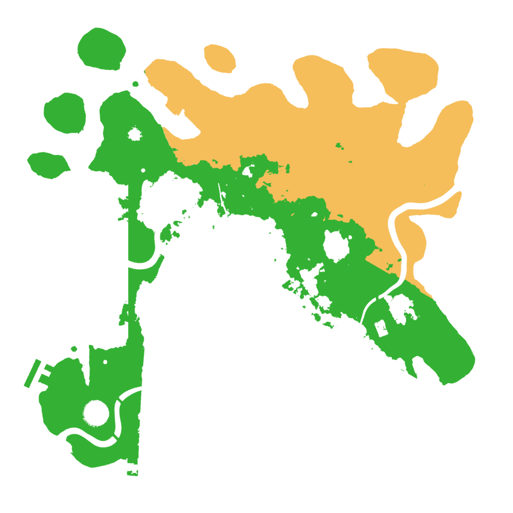 Biome Rust Map: Procedural Map, Size: 3500, Seed: 2982260