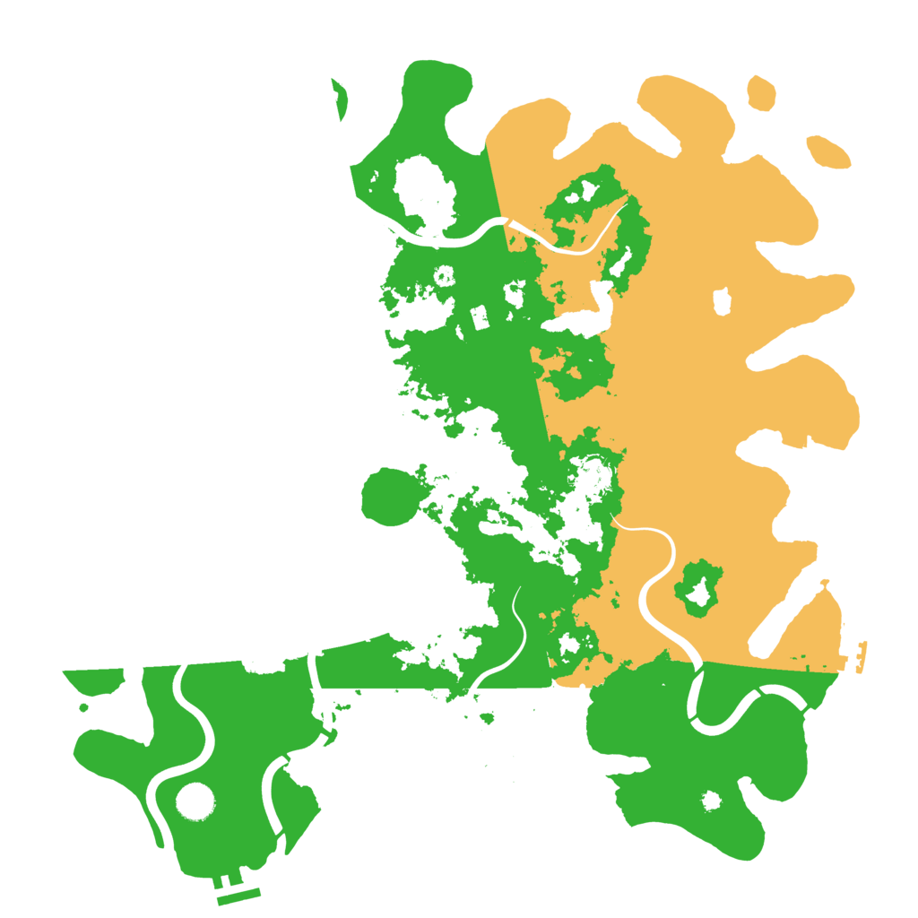Biome Rust Map: Procedural Map, Size: 4250, Seed: 258550