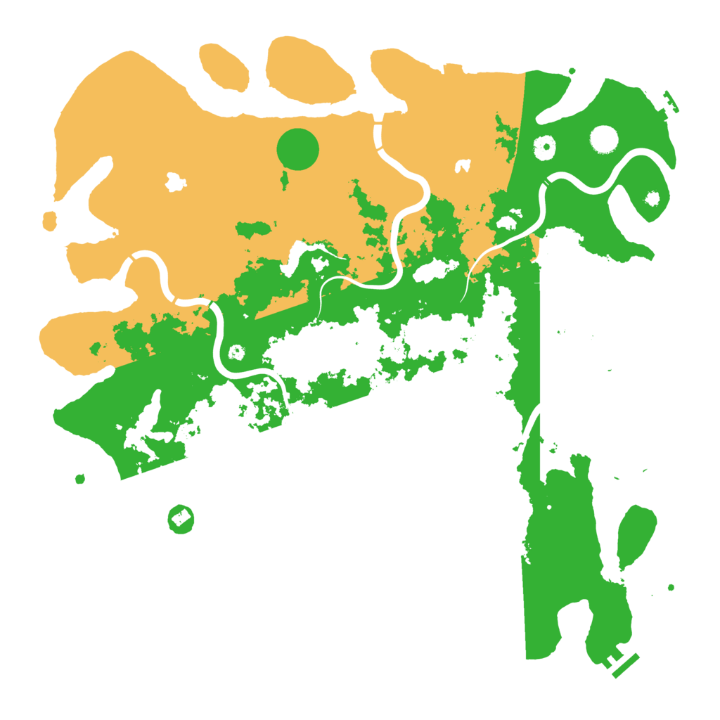 Biome Rust Map: Procedural Map, Size: 4500, Seed: 1956471245