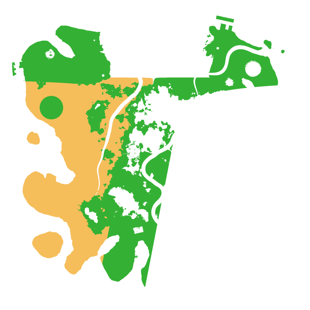 Biome Rust Map: Procedural Map, Size: 3500, Seed: 1827566435
