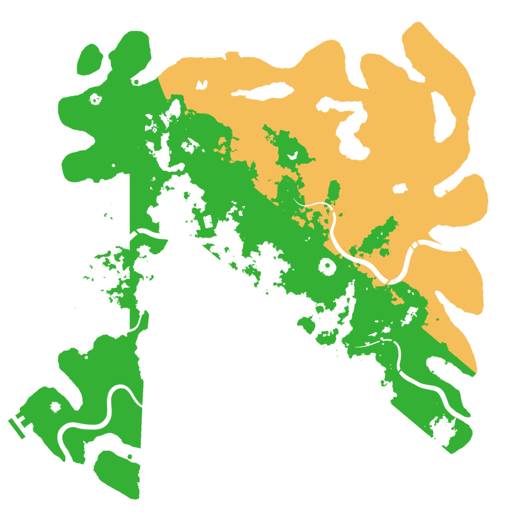 Biome Rust Map: Procedural Map, Size: 4500, Seed: 102073370